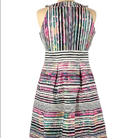 Nine West Fit & Flare Striped Frock - Picture 4 of 6